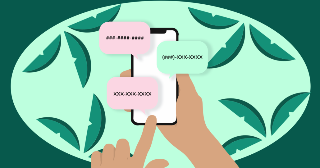 Différents types de numéros de téléphone pour SMS